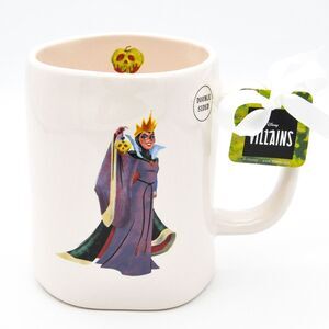 Rae Dunn Evil Queen Mug, Snow White 16oz Ceramic Coffee Cup w/ Poison Apple, New